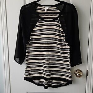 BCBGeneration 3/4 sleeve top